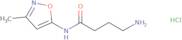 4-Amino-N-(3-methylisoxazol-5-yl)butanamide hydrochloride