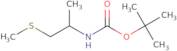 tert-Butyl N-[1-(methylsulfanyl)propan-2-yl]carbamate