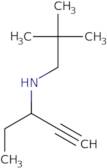 N-(2,2-Dimethylpropyl)pent-1-yn-3-amine