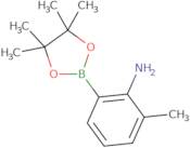 2-Methyl-6-(tetramethyl-1,3,2-dioxaborolan-2-yl)aniline