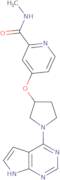 4-((1-(7H-Pyrrolo[2,3-d]pyrimidin-4-yl)pyrrolidin-3-yl)oxy)-N-methylpicolinamide