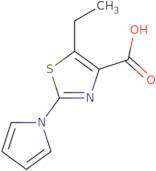 5-Ethyl-2-(1H-pyrrol-1-yl)-1,3-thiazole-4-carboxylic acid