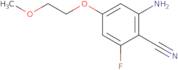 2-Amino-6-fluoro-4-(2-methoxyethoxy)benzonitrile