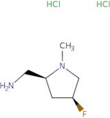 [(2S,4S)-4-Fluoro-1-methylpyrrolidin-2-yl]methanamine dihydrochloride