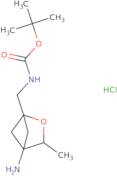 tert-Butyl N-({4-amino-3-methyl-2-oxabicyclo[2.1.1]hexan-1-yl}methyl)carbamate hydrochloride