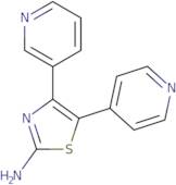 4-(Pyridin-3-yl)-5-(pyridin-4-yl)-1,3-thiazol-2-amine