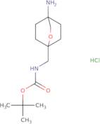 tert-Butyl N-({4-amino-2-oxabicyclo[2.2.2]octan-1-yl}methyl)carbamate hydrochloride