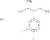 2-(3,4-Difluorophenyl)-3-methylbutan-1-amine hydrochloride