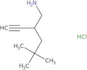 3-(Aminomethyl)-5,5-dimethylhex-1-yne hydrochloride