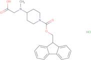 2-[(1-{[(9H-Fluoren-9-yl)methoxy]carbonyl}piperidin-4-yl)(methyl)amino]acetic acid hydrochloride