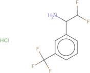 2,2-Difluoro-1-[3-(trifluoromethyl)phenyl]ethan-1-amine hydrochloride