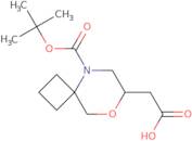 2-{5-[(tert-Butoxy)carbonyl]-8-oxa-5-azaspiro[3.5]nonan-7-yl}acetic acid