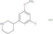 3-(3-Fluoro-5-methoxyphenyl)piperidine hydrochloride