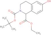 2-tert-Butyl 1-ethyl (1S)-6-hydroxy-1,2,3,4-tetrahydroisoquinoline-1,2-dicarboxylate