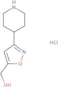 [3-(Piperidin-4-yl)-1,2-oxazol-5-yl]methanol hydrochloride