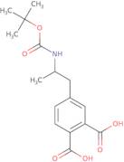 4-(2-{[(tert-Butoxy)carbonyl]amino}propyl)benzene-1,2-dicarboxylic acid