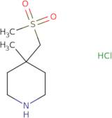 4-(Methanesulfonylmethyl)-4-methylpiperidine hydrochloride