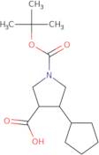 rac-(3R,4R)-1-[(tert-Butoxy)carbonyl]-4-cyclopentylpyrrolidine-3-carboxylic acid