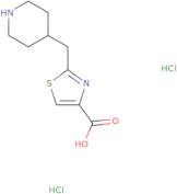 2-[(Piperidin-4-yl)methyl]-1,3-thiazole-4-carboxylic acid dihydrochloride