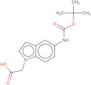 2-(5-{[(tert-Butoxy)carbonyl]amino}-1H-indol-1-yl)acetic acid