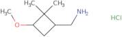 (3-Methoxy-2,2-dimethylcyclobutyl)methanamine hydrochloride