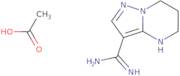 4H,5H,6H,7H-Pyrazolo[1,5-a]pyrimidine-3-carboximidamide, acetic acid