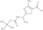 2-(1-{[(tert-Butoxy)carbonyl]amino}ethyl)-4-methyl-1,3-thiazole-5-carboxylic acid