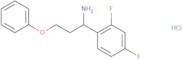 1-(2,4-Difluorophenyl)-3-phenoxypropan-1-amine hydrochloride