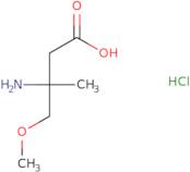 3-Amino-4-methoxy-3-methylbutanoic acid hydrochloride