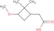 2-(3-Methoxy-2,2-dimethylcyclobutyl)acetic acid