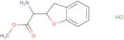 rac-Methyl (2R)-2-amino-2-[(2R)-2,3-dihydro-1-benzofuran-2-yl]acetate hydrochloride