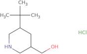 rac-[(3R,5R)-5-tert-Butylpiperidin-3-yl]methanol hydrochloride