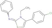 (Z)-4-(4-Chlorophenyl)-3-ethyl-N-phenylthiazol-2(3H)-imine