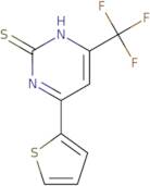 4-(Thiophen-2-yl)-6-(trifluoromethyl)pyrimidine-2-thiol