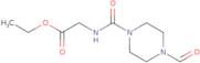 ethyl 2-((4-formylpiperazinyl)carbonylamino)acetate