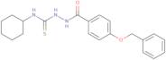 N-(((cyclohexylamino)thioxomethyl)amino)(4-(phenylmethoxy)phenyl)formamide