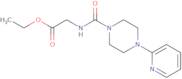ethyl 2-((4-(2-pyridyl)piperazinyl)carbonylamino)acetate
