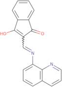2-((8-quinolylamino)methylene)indane-1,3-dione