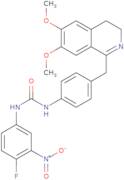 1-(4-((6,7-dimethoxy(3,4-dihydroisoquinolyl))methyl)phenyl)-3-(4-fluoro-3-nitrophenyl)urea