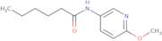 N-(6-methoxy-3-pyridyl)hexanamide