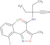 N-(1,1-diethylprop-2-ynyl)(3-(6-chloro-2-fluorophenyl)-5-methylisoxazol-4-yl)formamide