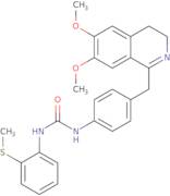 1-(4-((6,7-dimethoxy(3,4-dihydroisoquinolyl))methyl)phenyl)-3-(2-methylthiophenyl)urea