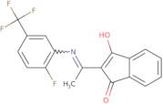 2-(((2-fluoro-5-(trifluoromethyl)phenyl)amino)ethylidene)indane-1,3-dione