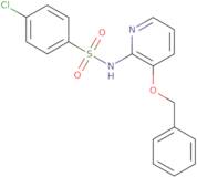 ((4-chlorophenyl)sulfonyl)(3-(phenylmethoxy)(2-pyridyl))amine