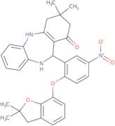 2,10-diaza-9-(2-(2,2-dimethyl(3-oxaindan-4-yloxy))-5-nitrophenyl)-5,5-
dimethyltricyclo[9.4.0.0<3,…