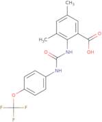 3,5-dimethyl-2-(((4-(trifluoromethoxy)phenyl)amino)carbonylamino)benzoic acid