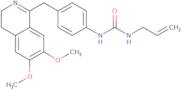 1-(4-((6,7-dimethoxy(3,4-dihydroisoquinolyl))methyl)phenyl)-3-(prop-2-enyl)urea