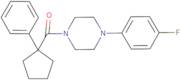 4-(4-fluorophenyl)piperazinyl phenylcyclopentyl ketone