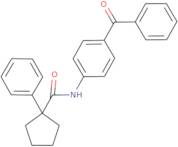 N-(4-benzoylphenyl)-1-phenylcyclopentane-1-carboxamide