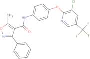 N-(4-(3-chloro-5-(trifluoromethyl)(2-pyridyloxy))phenyl)(5-methyl-3-phenylisoxazol-4-yl)formamide